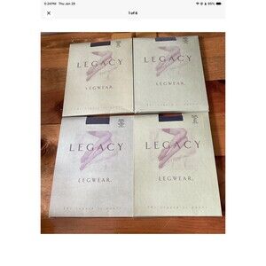 Legacy Tights Lot of 4 Size E Multiple Colors Control Top Tights Legwear NIP